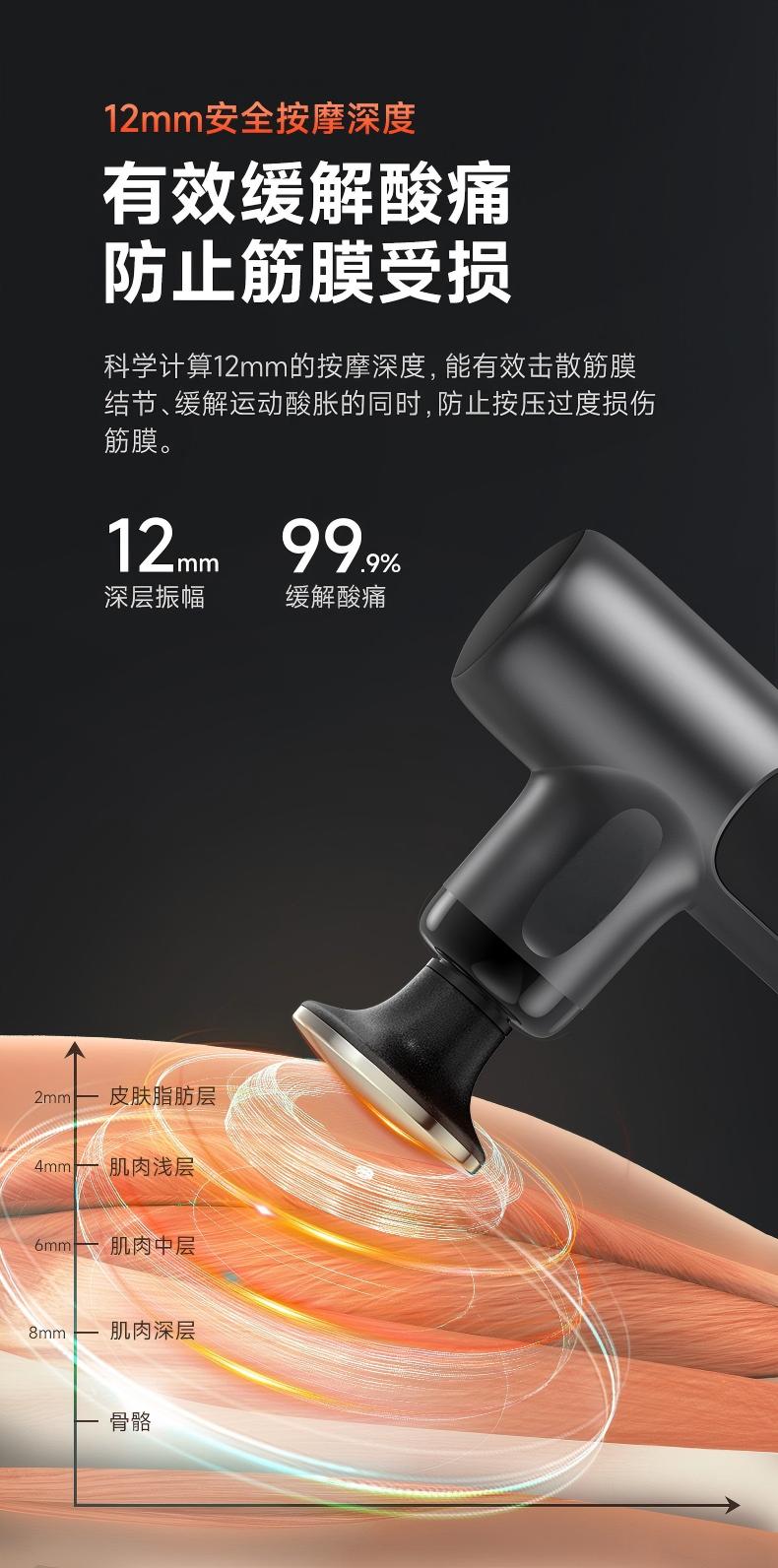 冷熱敷筋膜槍專業電動頸膜槍無刷電機mini肌肉按摩器