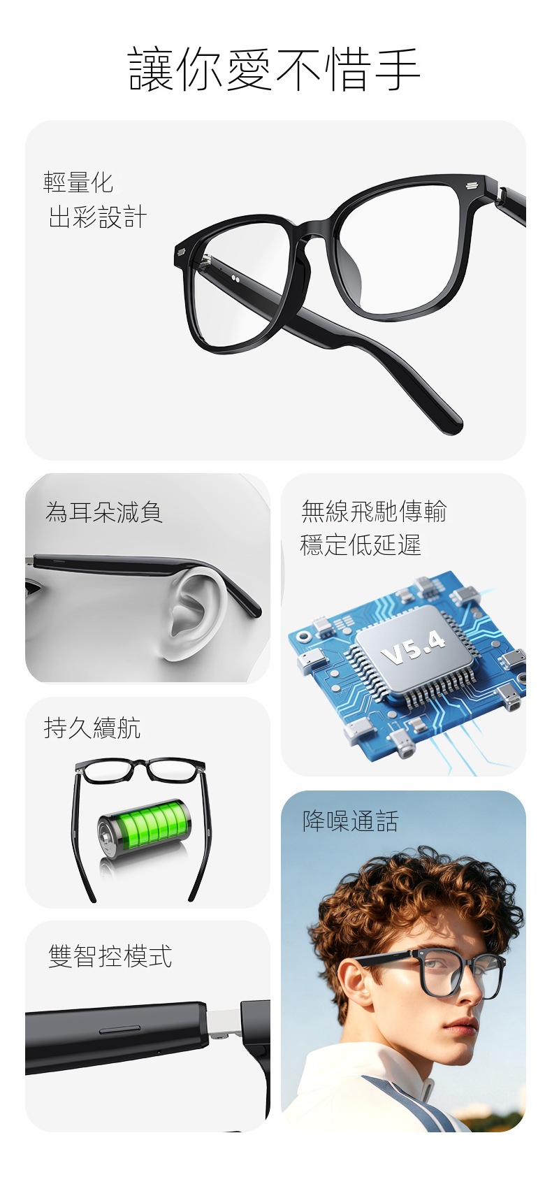 現代xy 1藍牙智慧ai眼鏡同聲傳譯144國語言實时無線翻譯耳機通話